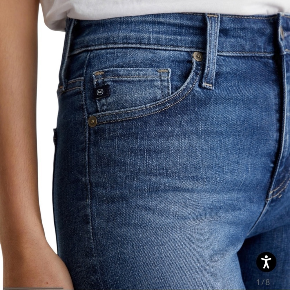 Adriano Goldschmidt Farrah High Rise Skinny Jeans Size 27R - Picture 6 of 15